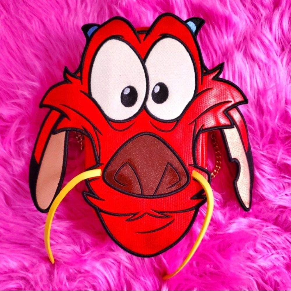 ISO Danielle Nicole Disney Milan Mushu Die-cut Crossbody Exclusive